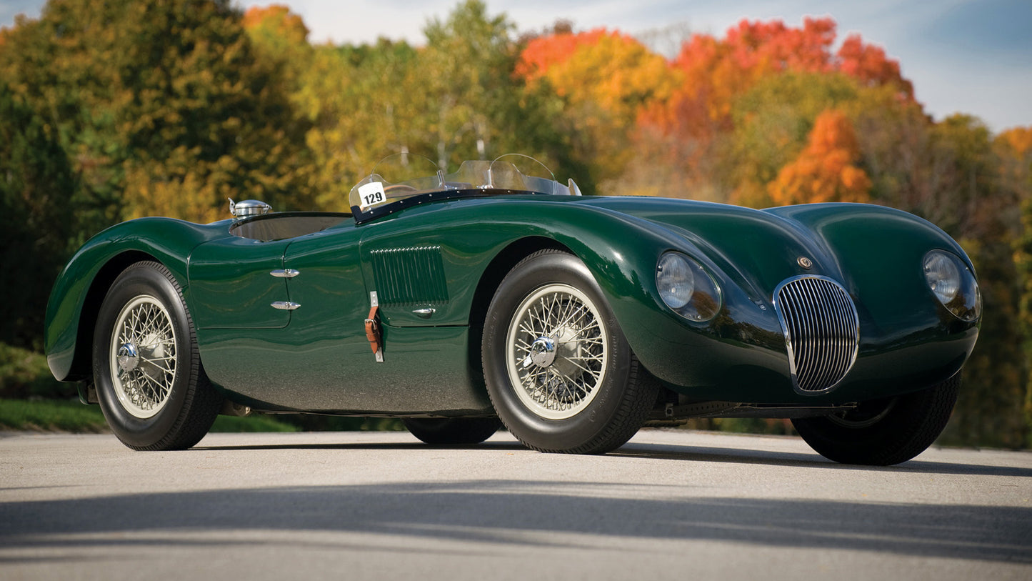 Jaguar C Type Xkc Hd Art Print Poster