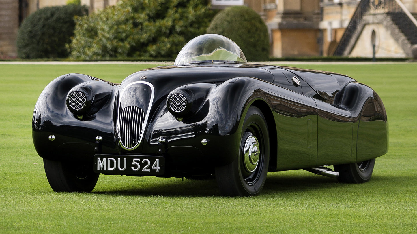 Jaguar Xk120 Record Car Hd Art Print Poster