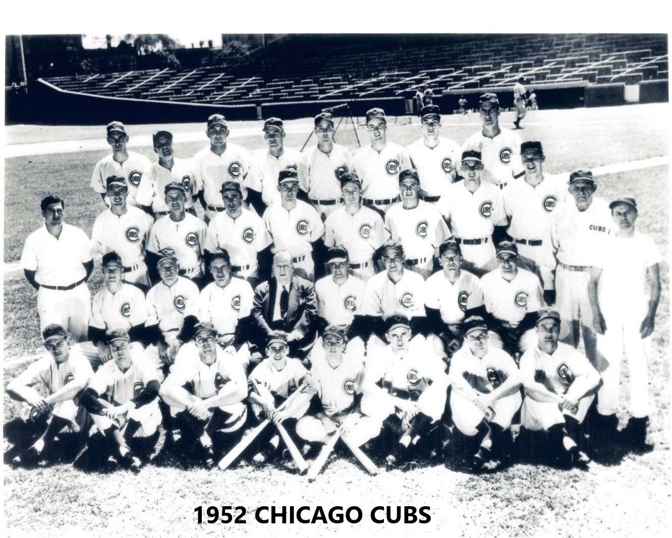 1952 Chicago Cubs Team Photo Baseball Picture Mlb 300 Piece Jigsaw Puzzle