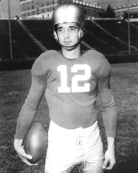 1952 Georgia Zeke Bratkowski Glossy Keychain College Football Print