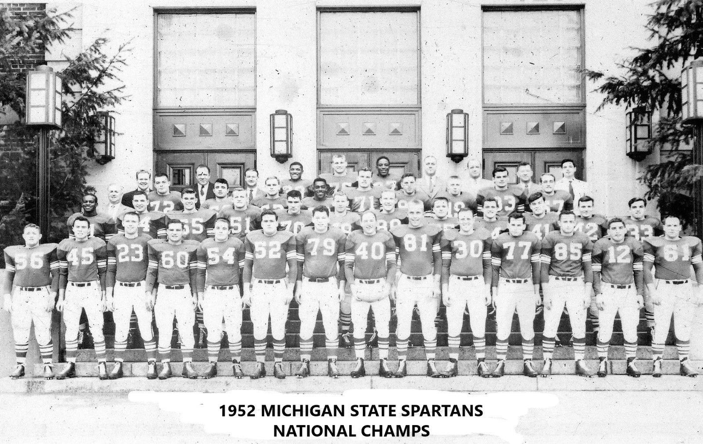 1952 Michigan State Keychain Picture Spartans Football Ncaa