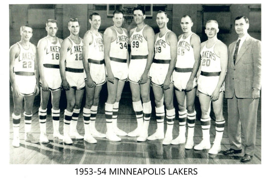 54 Minneapolis Lakers Team Keychain Basketball Picture Nba La