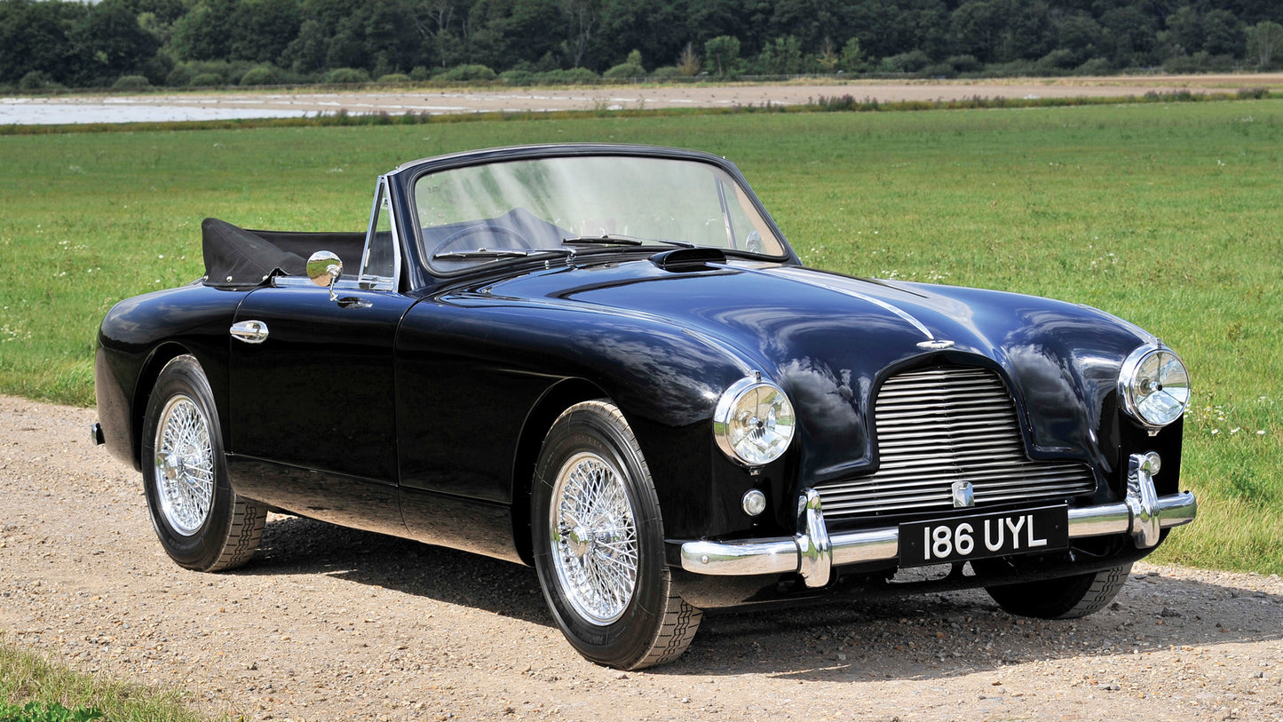Aston Martin Db2 Drophead Coupe Uk Hd Art Keychain