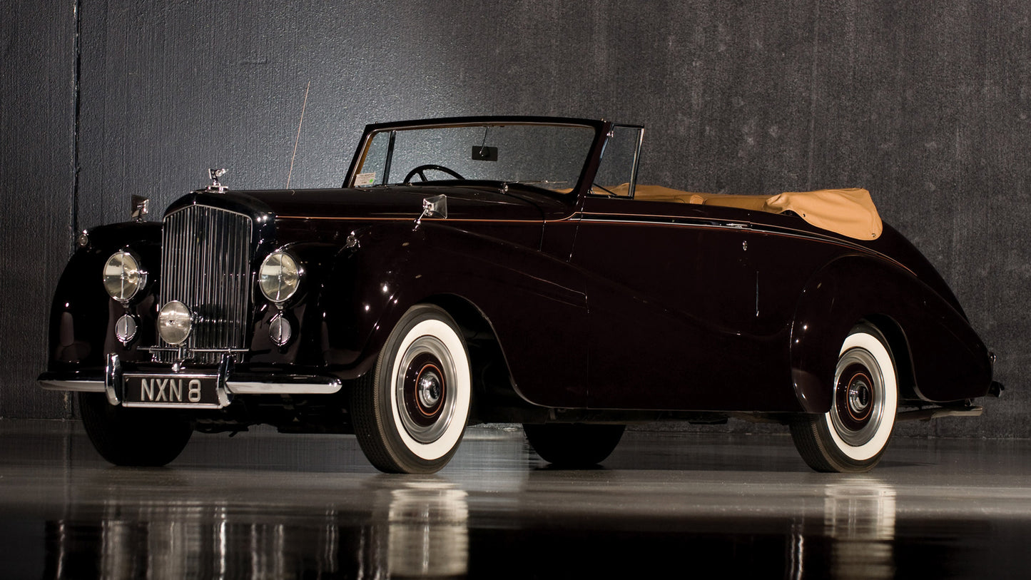 Bentley R Type Drophead Coupe By Park Ward Hd Art Keychain
