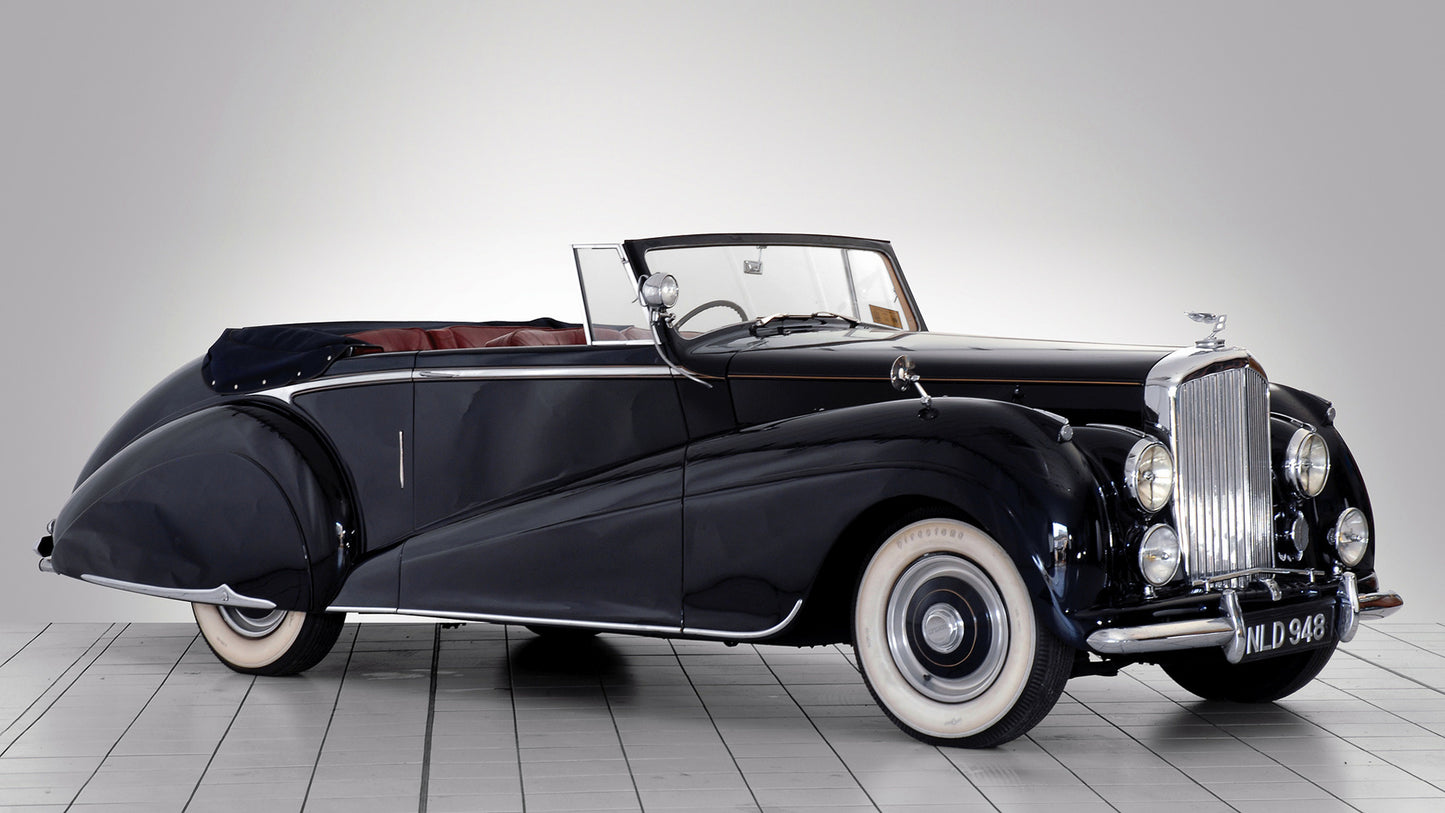 Bentley R Type Drophead Coupe By Park Ward Hd Art Jigsaw Puzzle