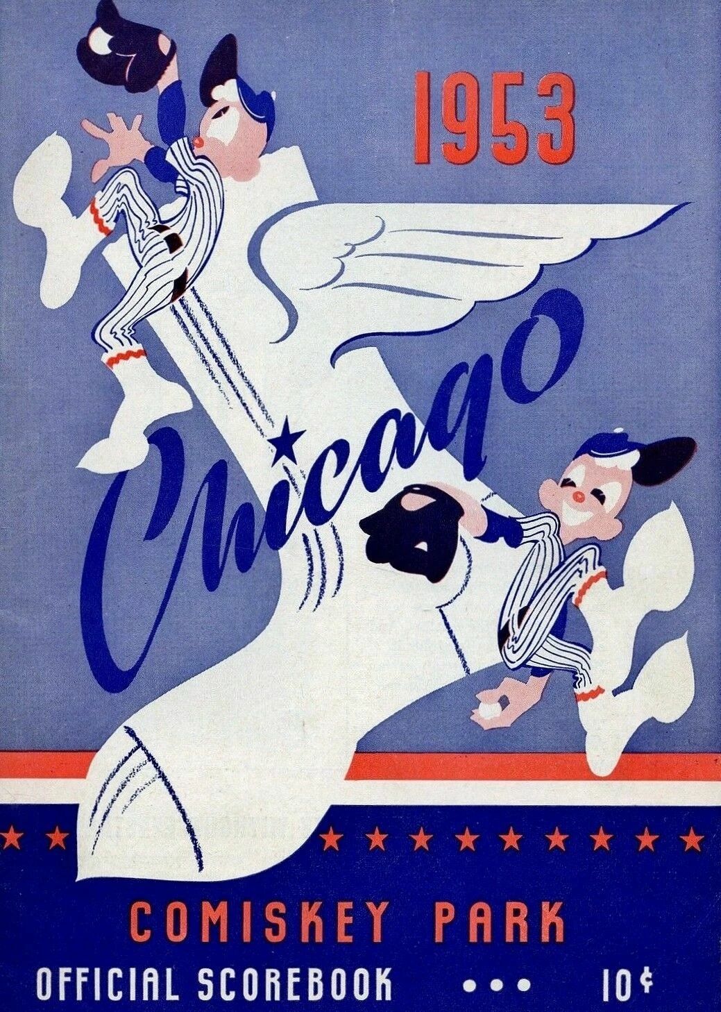 1953 Chicago White Sox Magnet Baseball Picture Mlb Comiskey Park