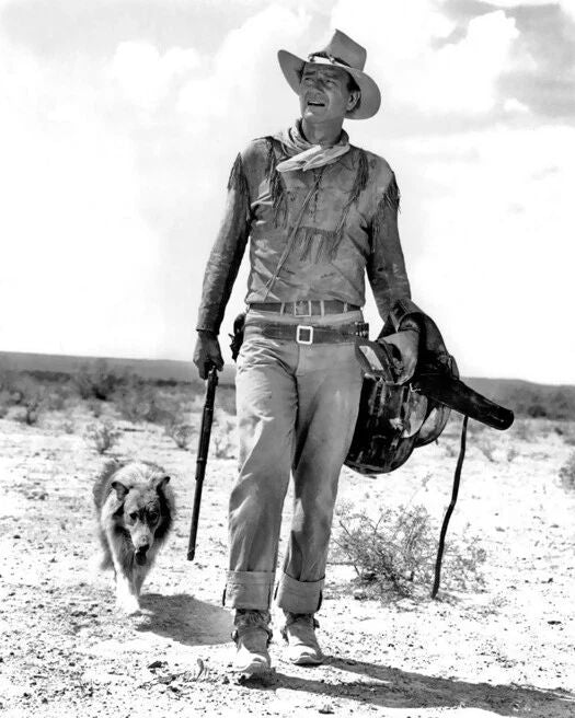 1953 Film 'Hondo' John Wayne With Sam Magnet Movie Print Glossy Magnet