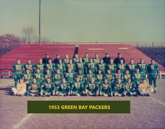1953 Green Bay Packers Team Photo Football Nfl Picture 300 Piece Jigsaw Puzzle