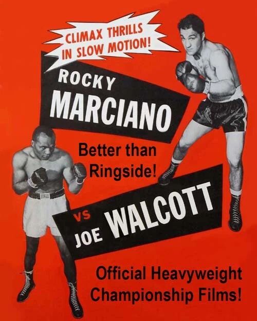 1953 Heavyweight Fight Rocky Marciano Vs Joe Walcott Glossy Magnet Magnet 1