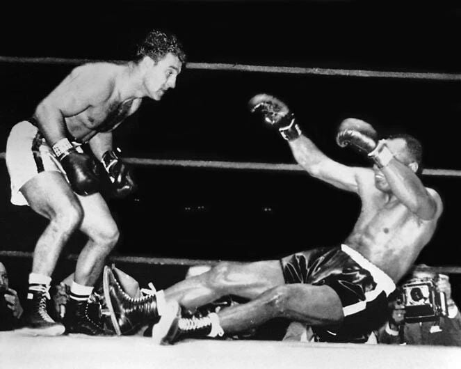 1953 Heavyweight Fight Rocky Marciano Vs Joe Walcott Glossy Magnet Magnet 2