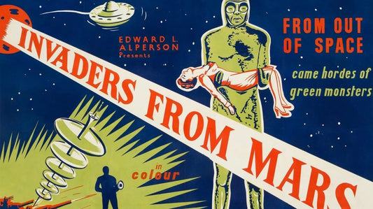 1953 Invaders From Mars Movie Poster Jimmy Hunt Arthur Franz Aliens
