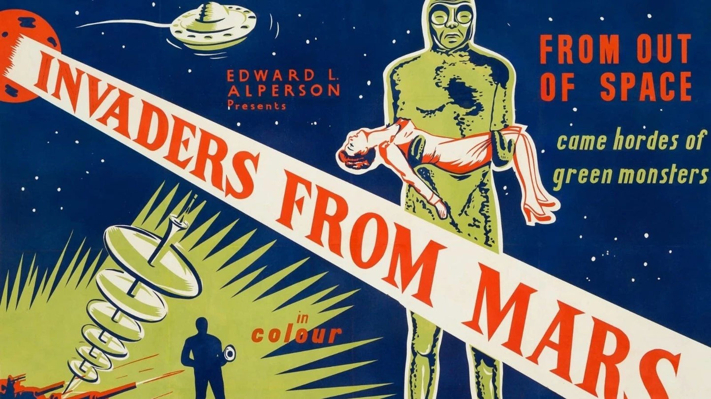 1953 Invaders From Mars Movie Magnet Jimmy Hunt Arthur Franz Aliens