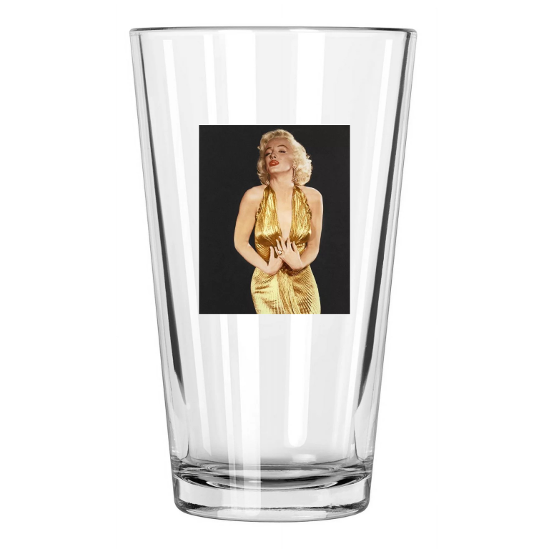 1953 Marilyn Monroe Photo Gentlemen Prefer Blondes Pint Beer Drinking Glass