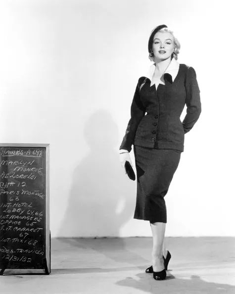 1953 Marilyn Monroe Glossy Magnet 'Gentleman Prefer Blondes' Magnet