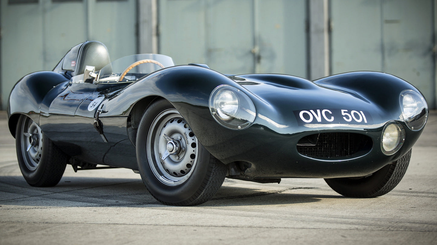 Jaguar D Type Prototype Hd Art Print Poster