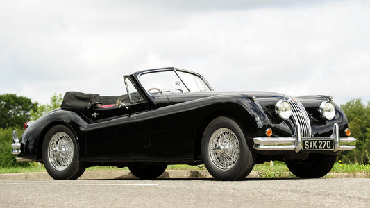 Jaguar Xk140 Drophead Coupe Uk Hd Art Jigsaw Puzzle