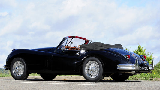Jaguar Xk140 Drophead Coupe Uk Hd Art Print Poster