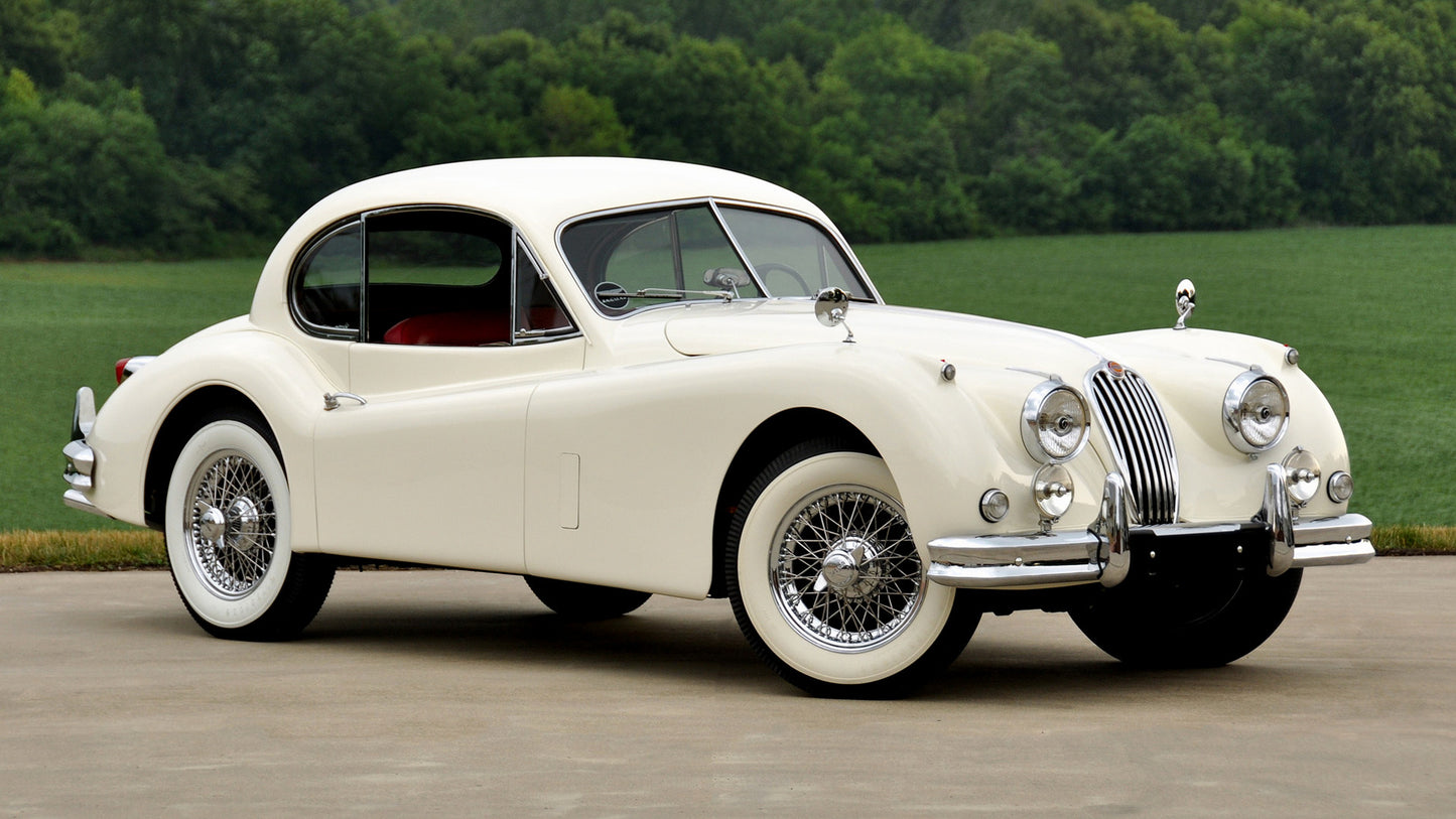 Jaguar Xk140 Fixed Head Coupe Hd Art Jigsaw Puzzle