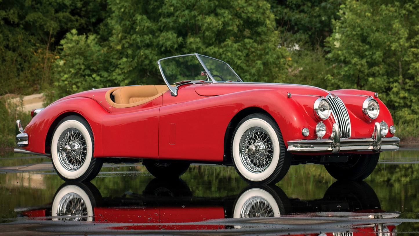 Jaguar Xk140 Mc Roadster Us Hd Art Jigsaw Puzzle