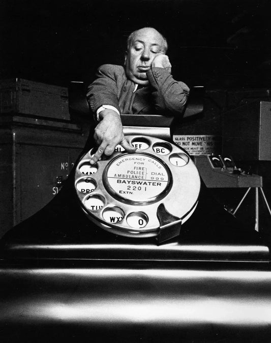 1954 Alfred Hitchcock Dial M For Murder Movie Promo Retro Keychain Picture