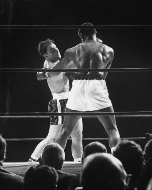 1954 Boxers Rocky Marciano Vs Ezzard Charles Magnet Boxing Heavyweight Match 1
