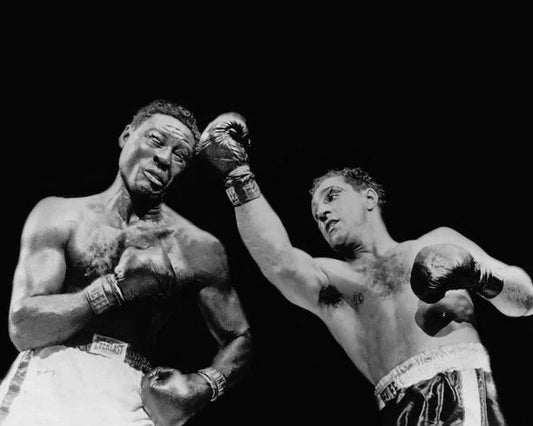 1954 Boxers Rocky Marciano Vs Ezzard Charles Keychain Boxing Heavyweight Match 3