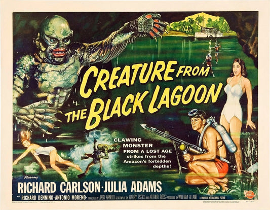 1954 Creature From The Black Lagoon Movie Magnet Richard Carlson
