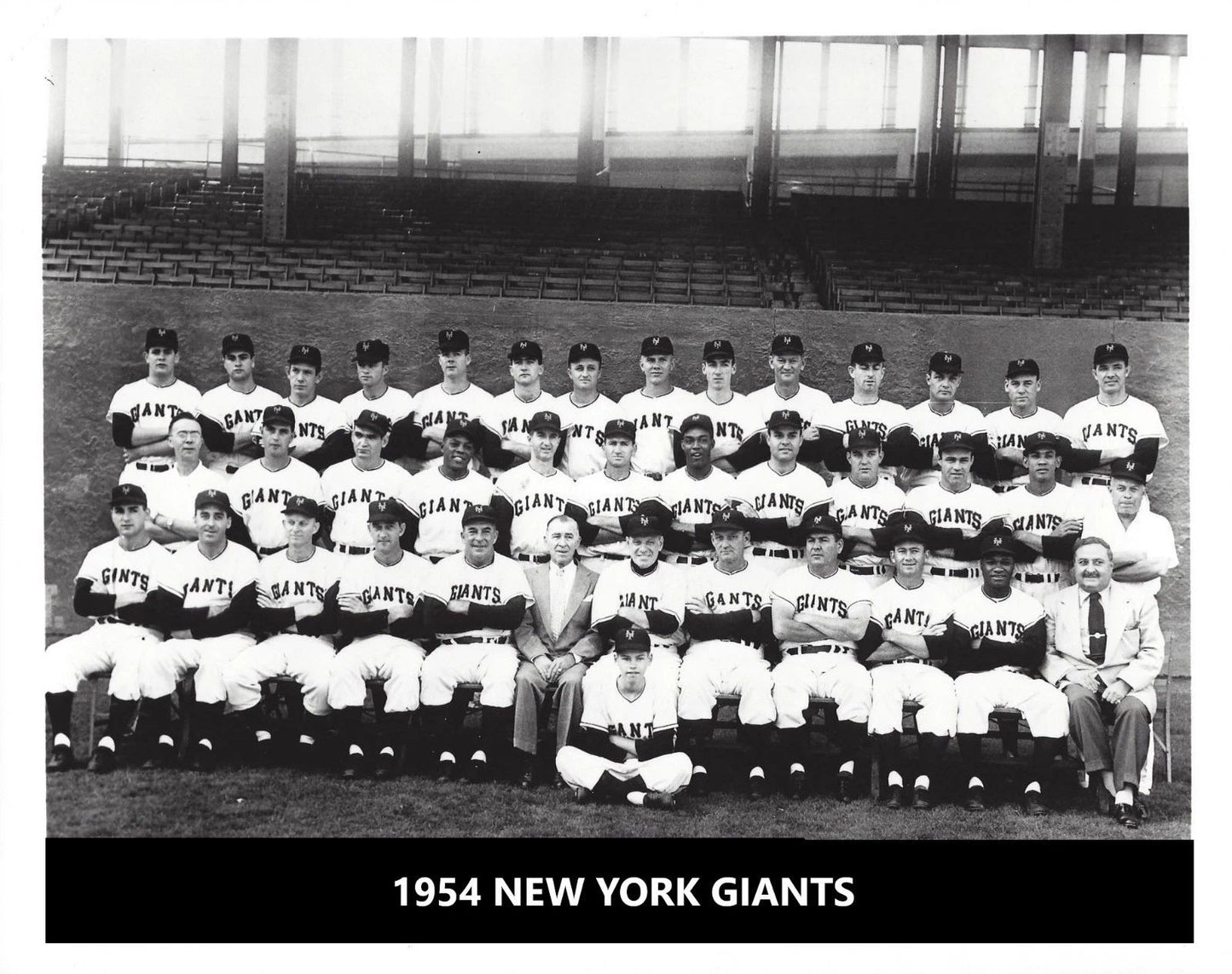 1954 New York Giants Team Photo Baseball Picture Ny Mlb