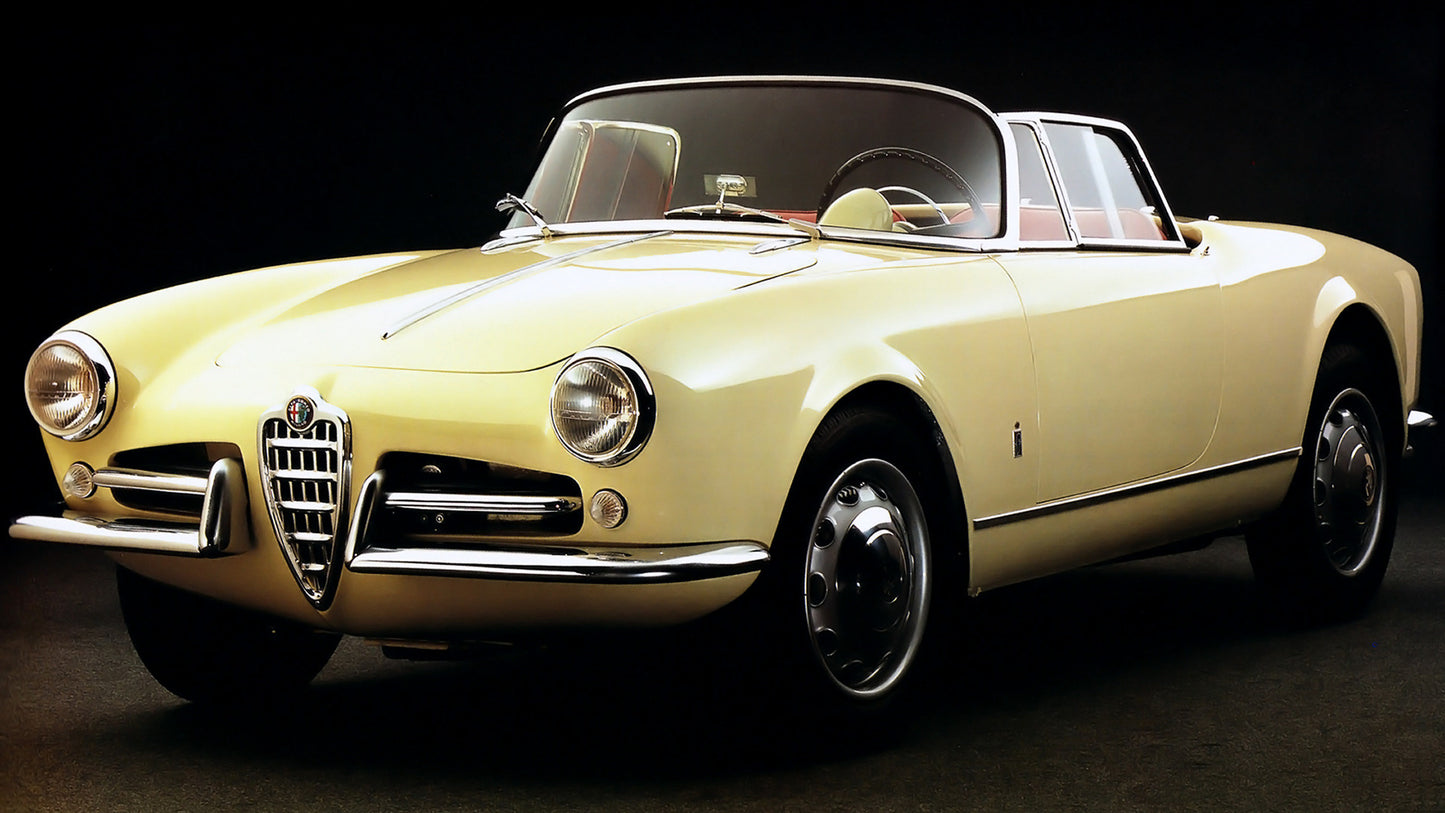 Alfa Romeo Giulietta Spider Prototype Hd Art Keychain