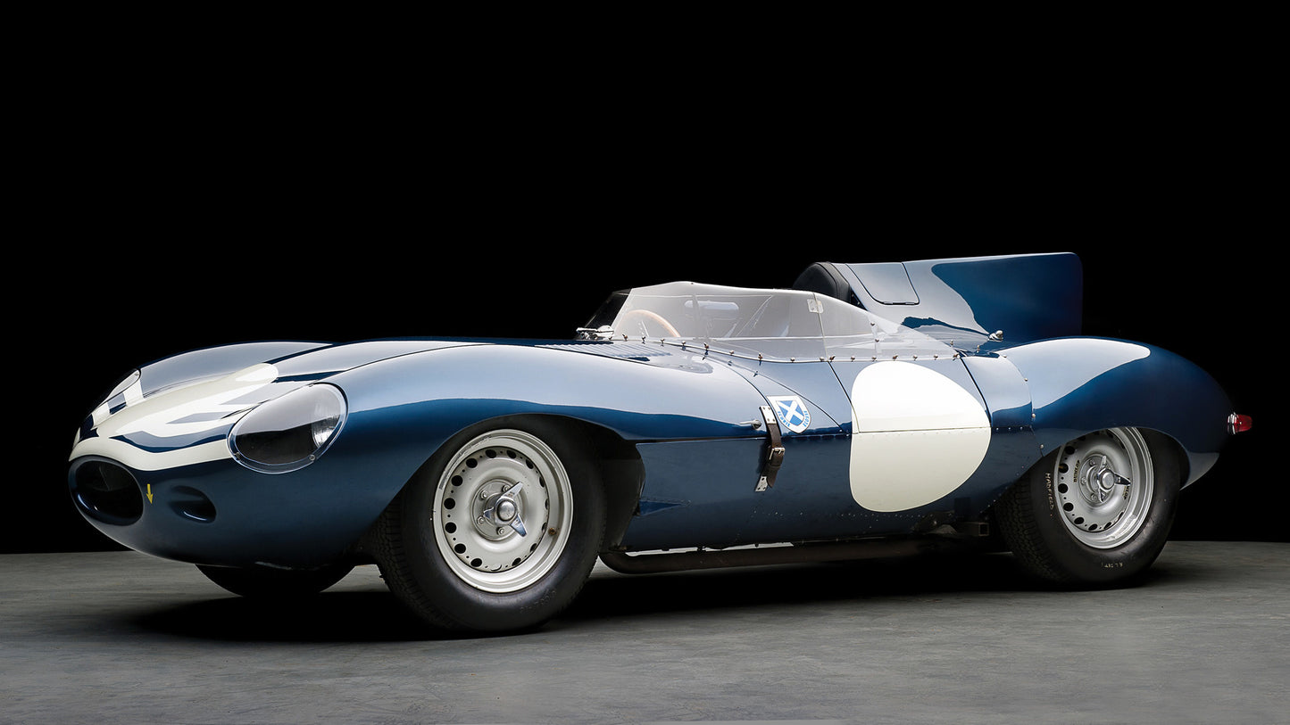 Jaguar D Type Long Nose Xkd504 Hd Art Magnet