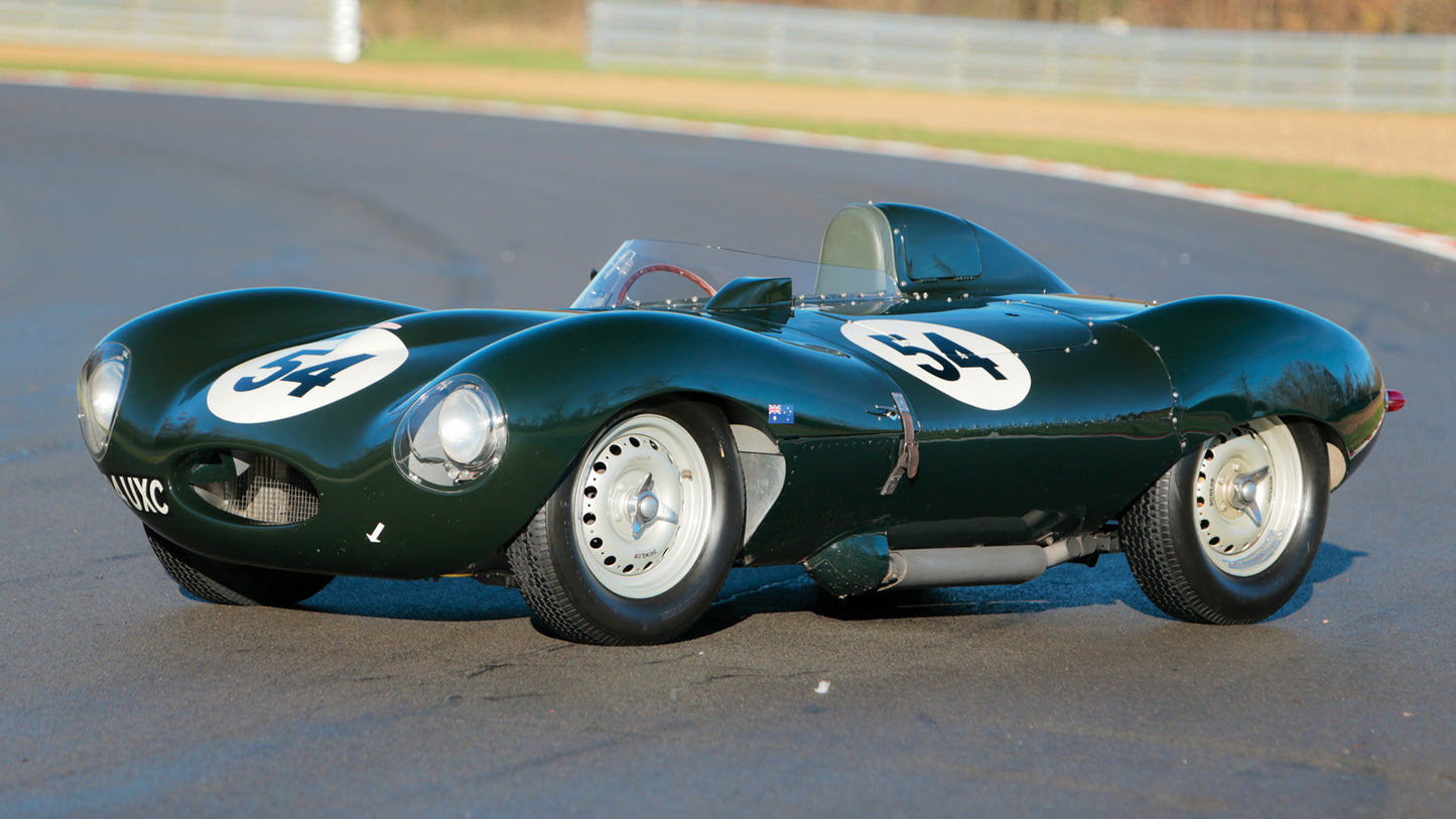 Jaguar D Type Xkd520 Hd Art Print Poster