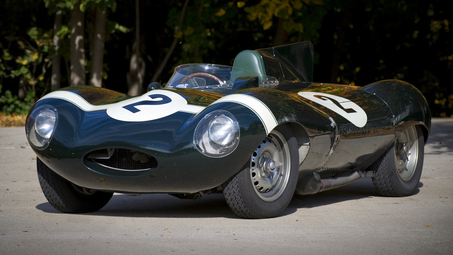 Jaguar D Type Xkd558 Hd Art Print Poster
