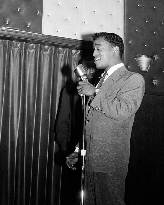 1955 American Singer & Actor Sammy Davis Jr Glossy Photo Print Poster