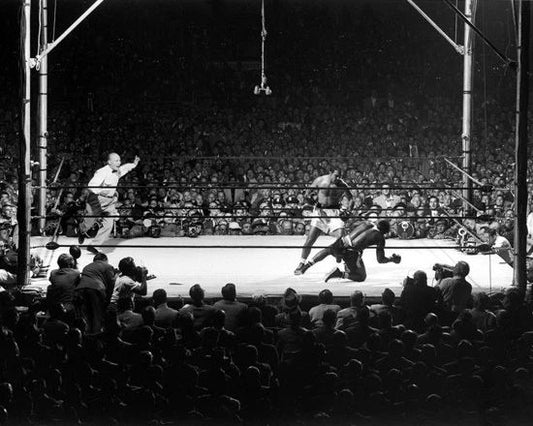 1955 Boxers Rocky Marciano Vs Archie Moore Keychain Boxing Heavyweight Match 2