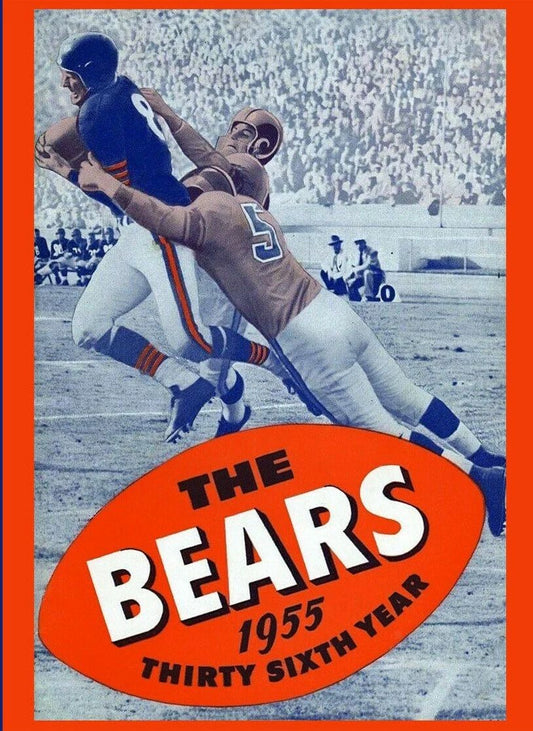 1955 Chicago Bears Magnet Football Picture Nfl