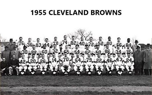 1955 Cleveland Browns Team Magnet Football Picture Nfl