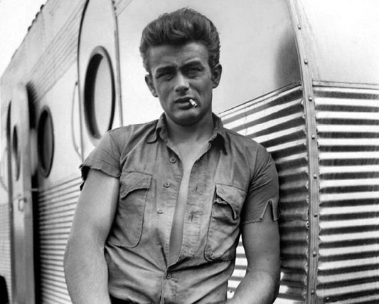 1955 Famous Actor James Dean Glossy Keychain Print Movie Trailer Keychain