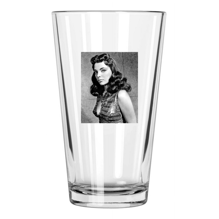 1955 Hollywood Actress Joan Collins Land Of The Pharoahs Pint Beer Glass