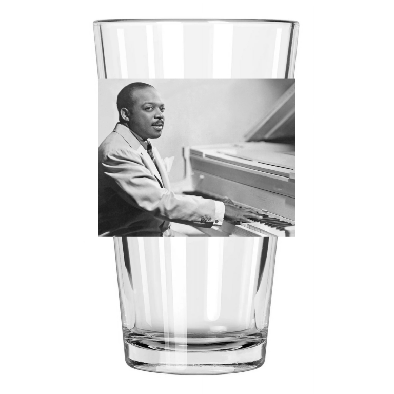 1955 Jazz Bandleader Count Basie Pianist Big Band Music Pint Beer Drinking Glass
