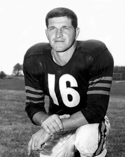1955 Nfl Chicago Bears George Blanda Glossy Magnet Football Magnet