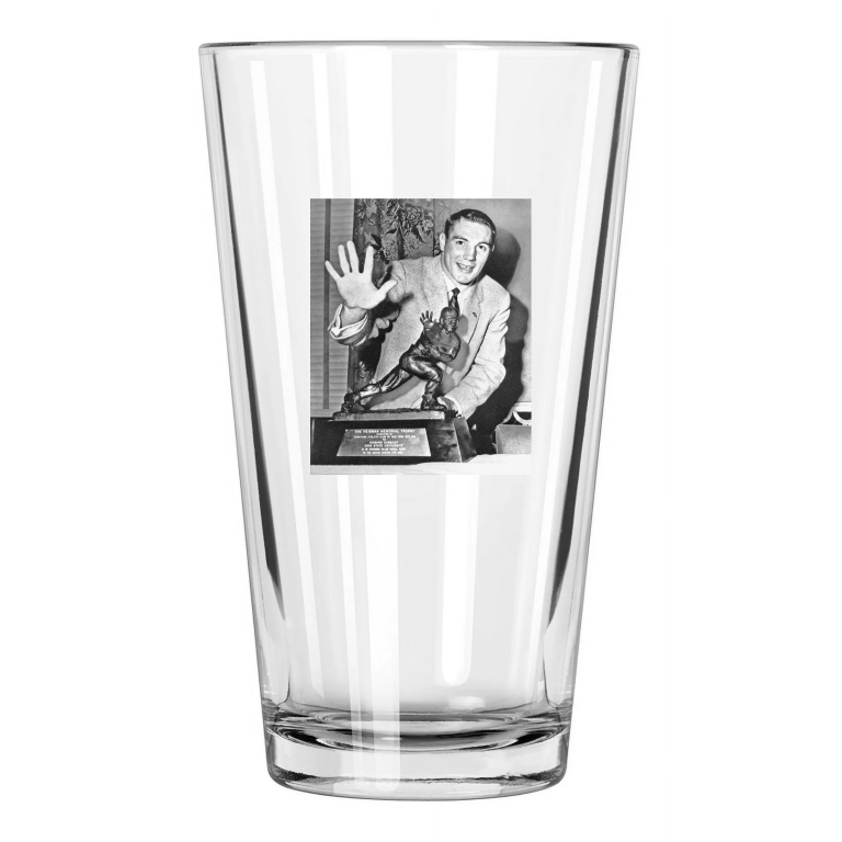 1955 Ohio State Howard Hopalong Cassady Heisman Trophy 2 Pint Beer Glass