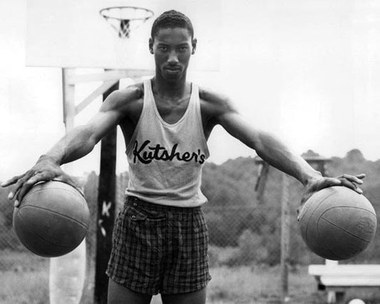 1955 Overbrook Wilt Chamberlain Magnet High School Basketball Magnet
