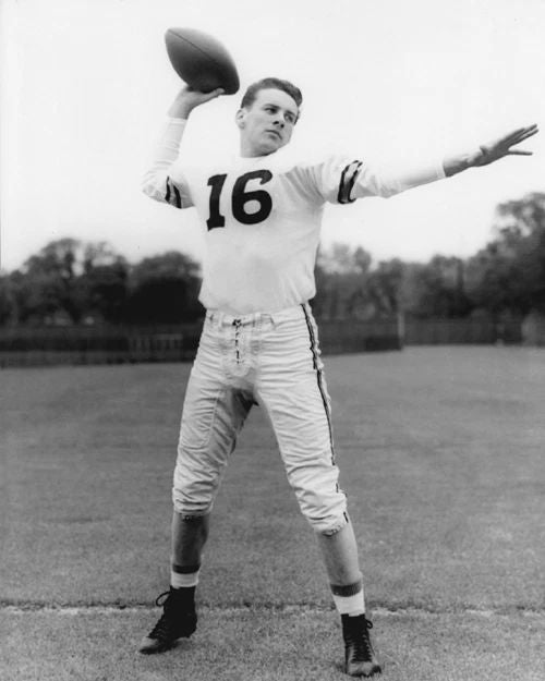 1955 Purdue Boilermakers Len Dawson Magnet College Print Glossy Magnet