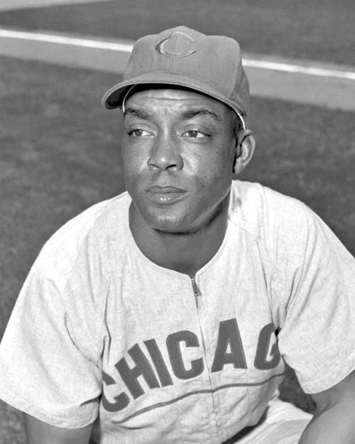 1956 Chicago Cubs Monte Irvin Glossy Magnet Magnet Hof 73