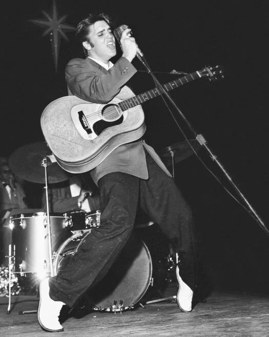 1956 Elvis Presley Glossy Magnet Celebrity Singer Print Rock And Roll Magnet