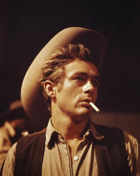1956 Famous Actor James Dean Glossy Magnet 'Giant' Print Movie Magnet