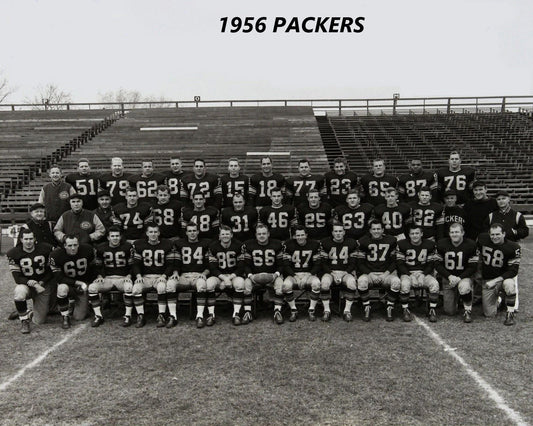 1956 Green Bay Packers Team Photo Football Nfl Picture