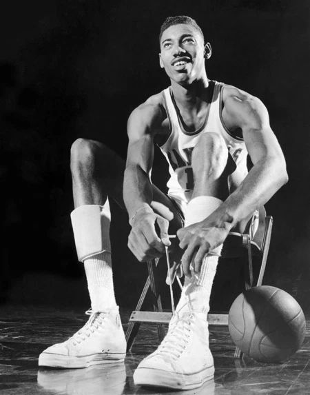 1956 Kansas Wilt Chamberlain Vintage Photo Ncaa College Basketball Poster