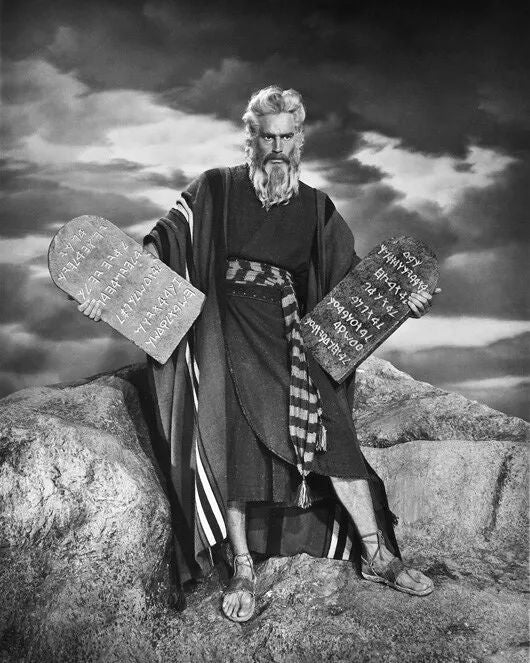 1956 Movie Film Actor Charlton Heston Glossy Magnet The Ten Commandments