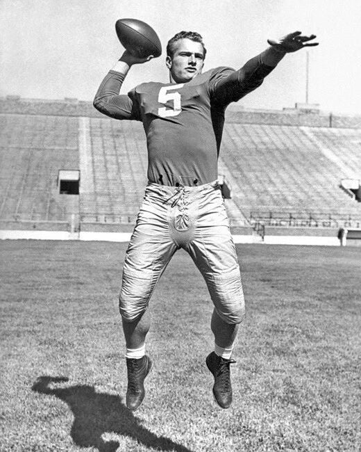 1956 Notre Dame Fighting Irish Paul Hornung Glossy Magnet Magnet
